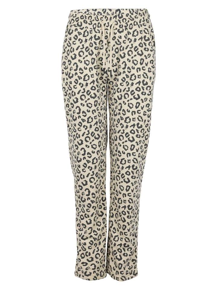 Roadsign Spodnie dresowe w kolorze szaro-kremowym rozmiar: S