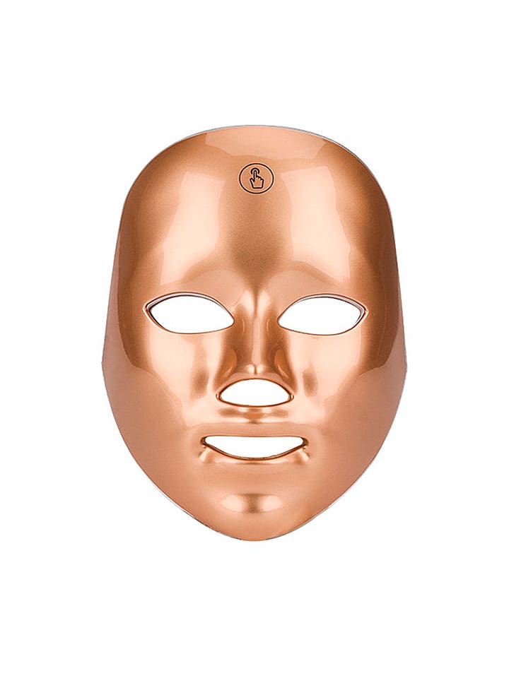DAM Maska LED w kolorze złotym do twarzy rozmiar: onesize