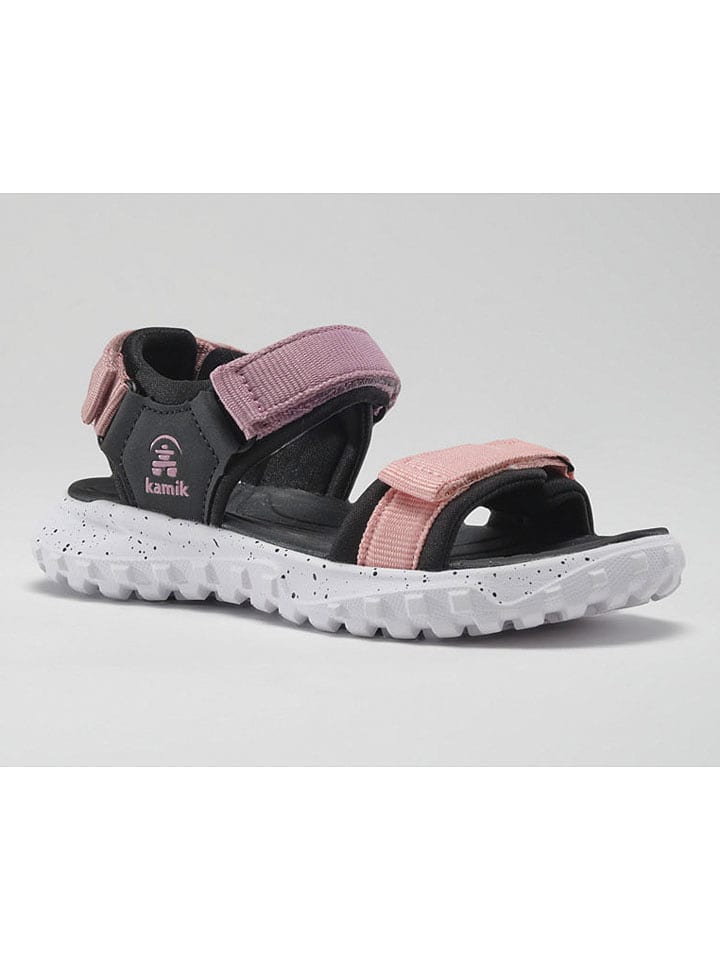 Kamik Sandały "Harbort" w kolorze szaro-jasnoróżowym rozmiar: 30