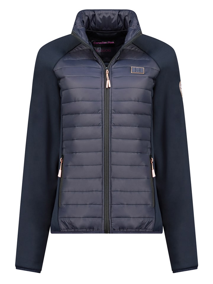 Canadian Peak Bluza polarowa "Toureak" w kolorze granatowym rozmiar: L