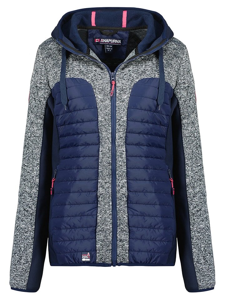 ANAPURNA Kurtka hybrydowa "Taquana" w kolorze niebiesko-szarym rozmiar: L