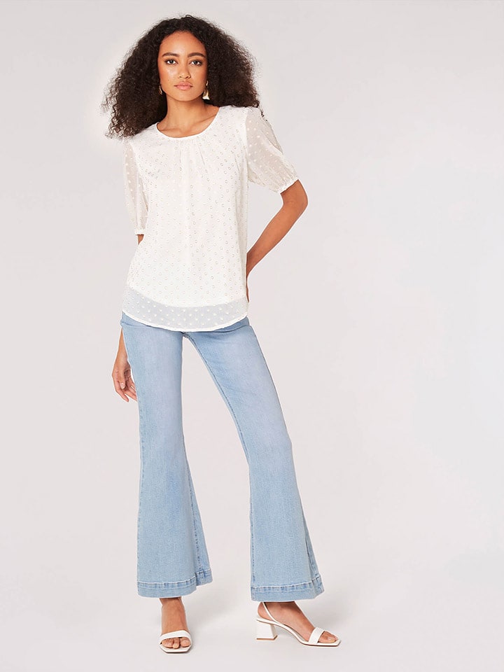 Apricot Bluzka w kolorze złoto-białym rozmiar: XS