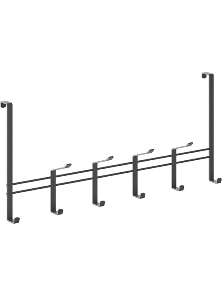 metaltex Wieszak w kolorze czarnym na drzwi - 44,5 x 21 x 4,5 cm rozmiar: onesize