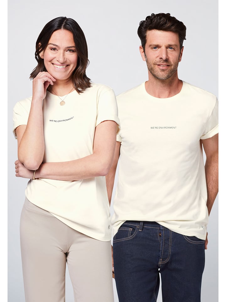 Detto Fatto Koszulka w kolorze kremowym rozmiar: M