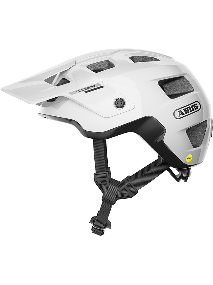 ABUS Kask rowerowy "MoTrip MIPS" w kolorze białym rozmiar: 51-55 cm
