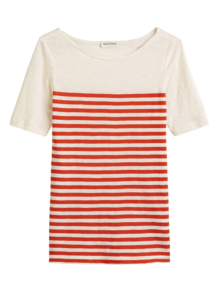 Marc O´Polo Koszulka w kolorze biało-czerwonym rozmiar: S