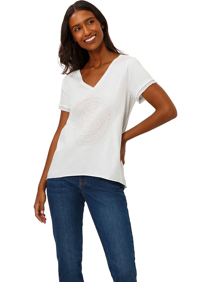 Heine Koszulka w kolorze białym rozmiar: 42