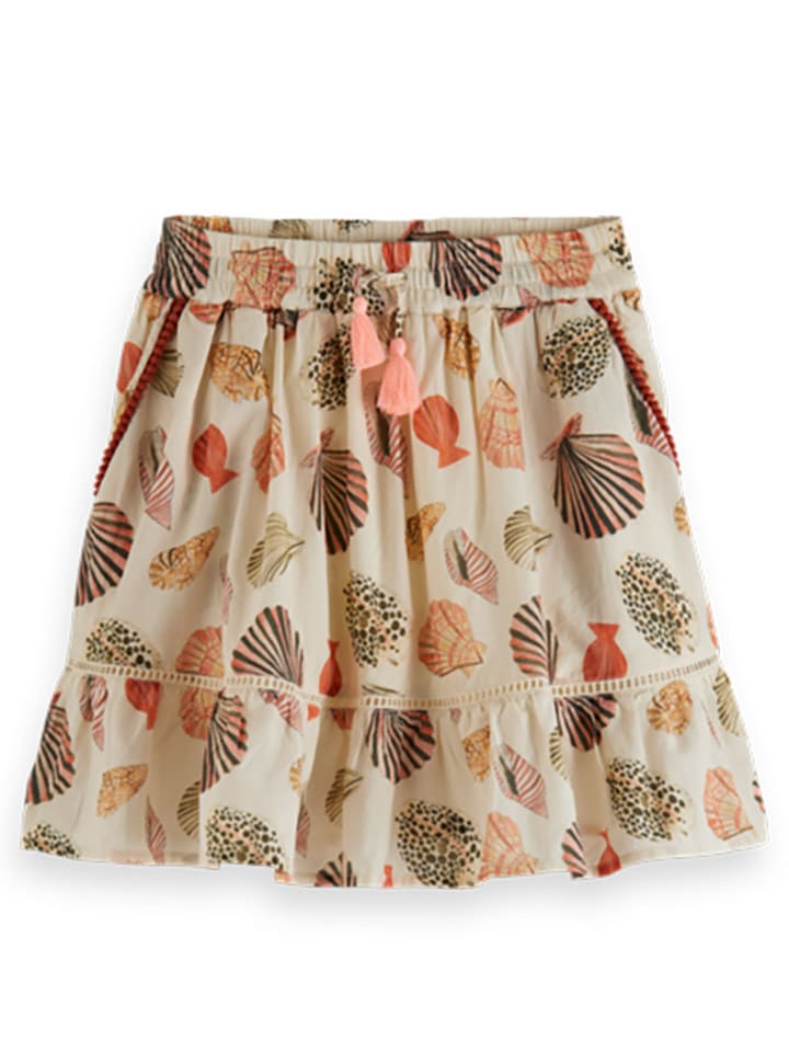 Scotch & Soda Spódnica w kolorze kremowym ze wzorem rozmiar: 116