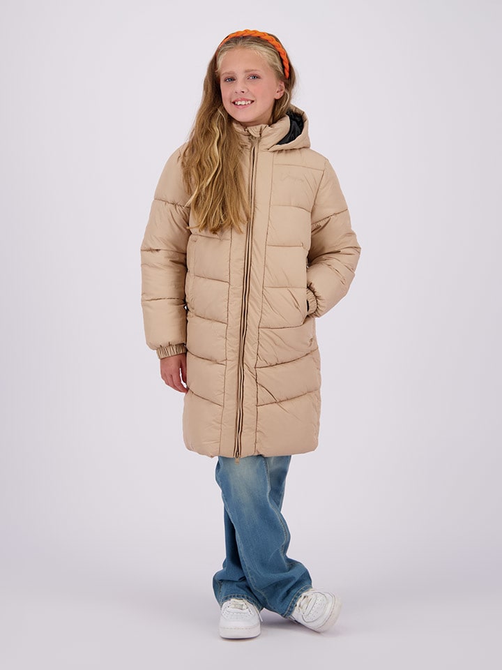 Vingino Płaszcz pikowany "Tendela" w kolorze jasnobrązowym rozmiar: 110