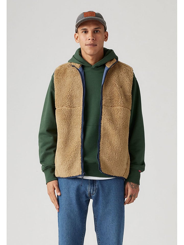 Levi´s Kamizelka w kolorze jasnobrązowym rozmiar: M