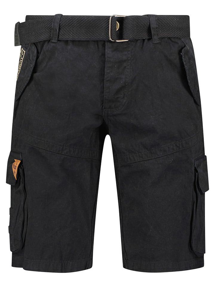 Geographical Norway Bermudy "Pouvoir" w kolorze czarnym rozmiar: XXL