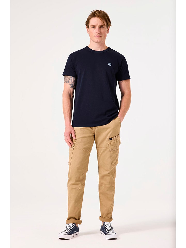 Garcia Koszulka w kolorze granatowym rozmiar: XXL