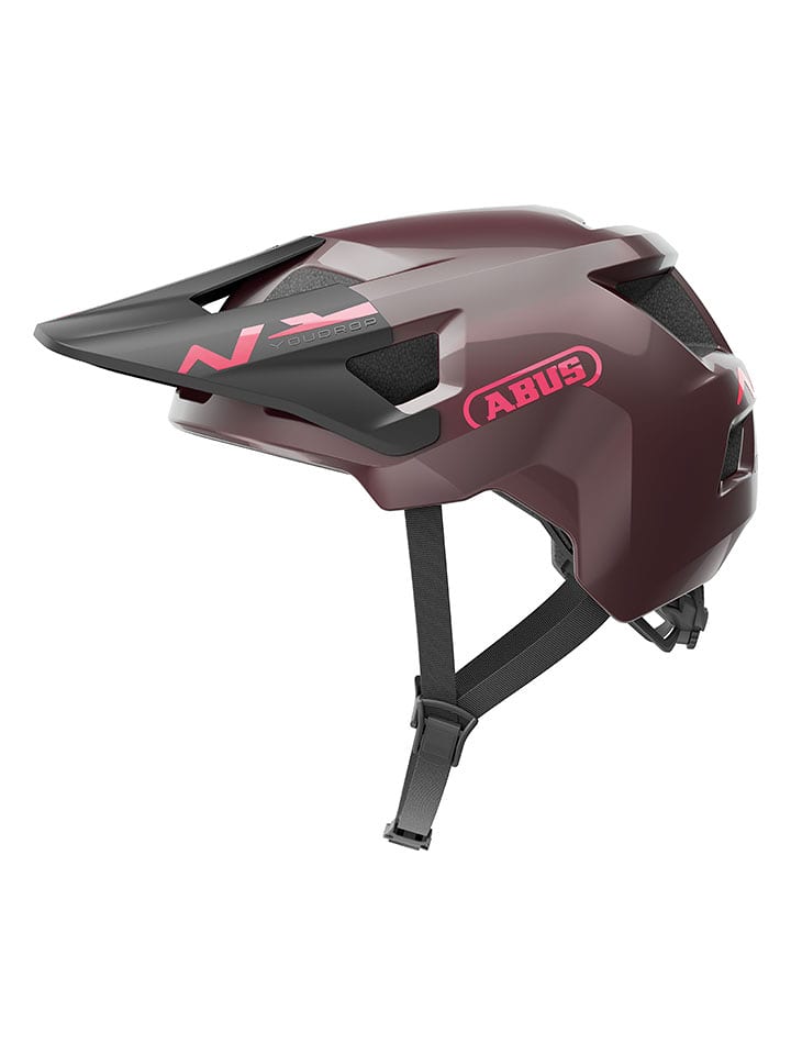 ABUS Kask rowerowy "Youdrop" w kolorze bordowym rozmiar: 48-55 cm