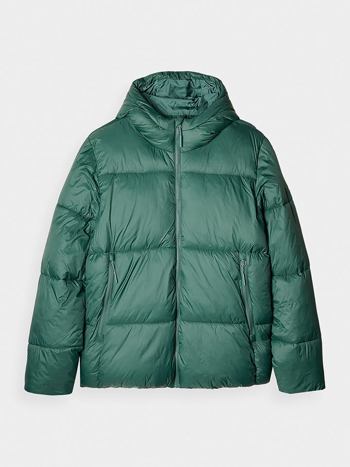 4F Kurtka pikowana w kolorze zielonym rozmiar: XL