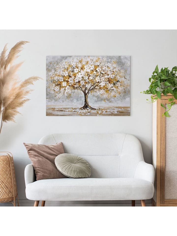 Orangewallz Druk "Painted Blossoming Tree" na płótnie rozmiar: 50x70 cm