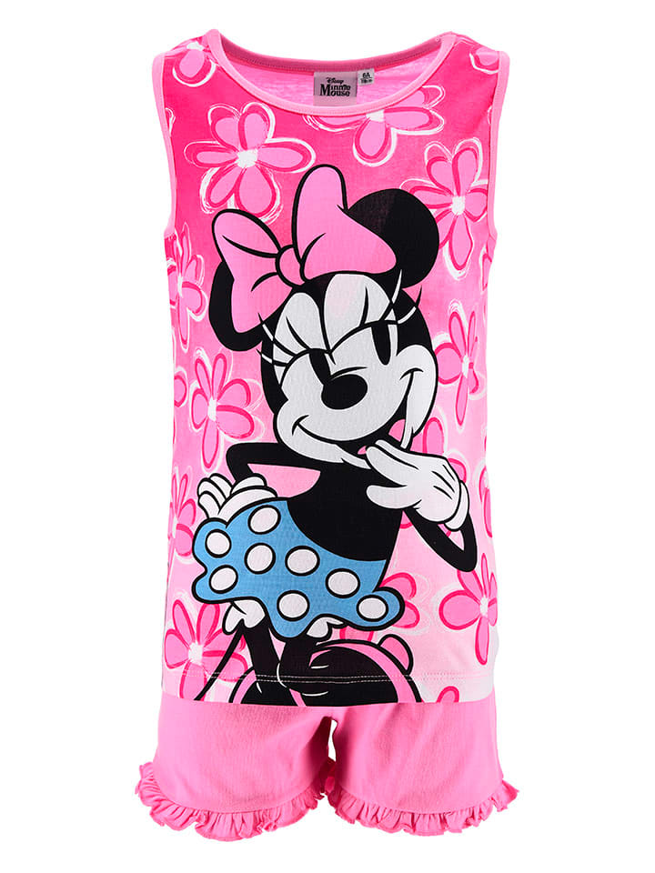 Disney Minnie Mouse Piżama "Minnie" w kolorze różowym rozmiar: 98