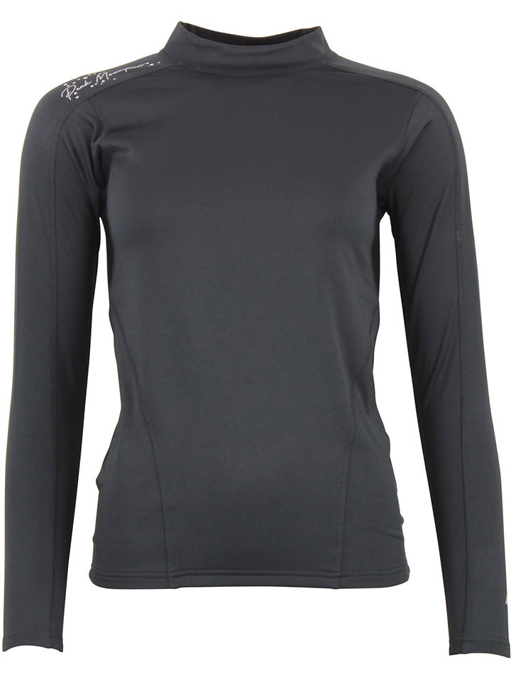 Peak Mountain Koszulka funkcyjna "Anoy" w kolorze czarnym rozmiar: L