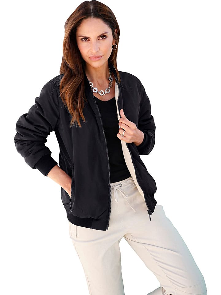 WITT WEIDEN Dwustronna kurtka przejściowa w kolorze beżowo-czarnym rozmiar: 48