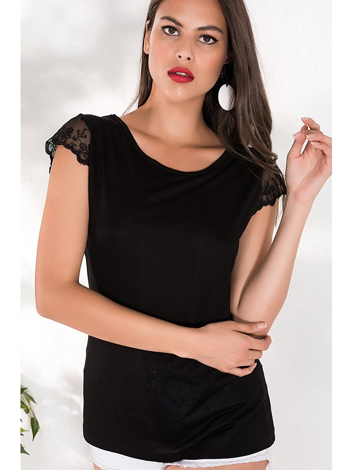 Milan Kiss Bluzka w kolorze czarnym rozmiar: M