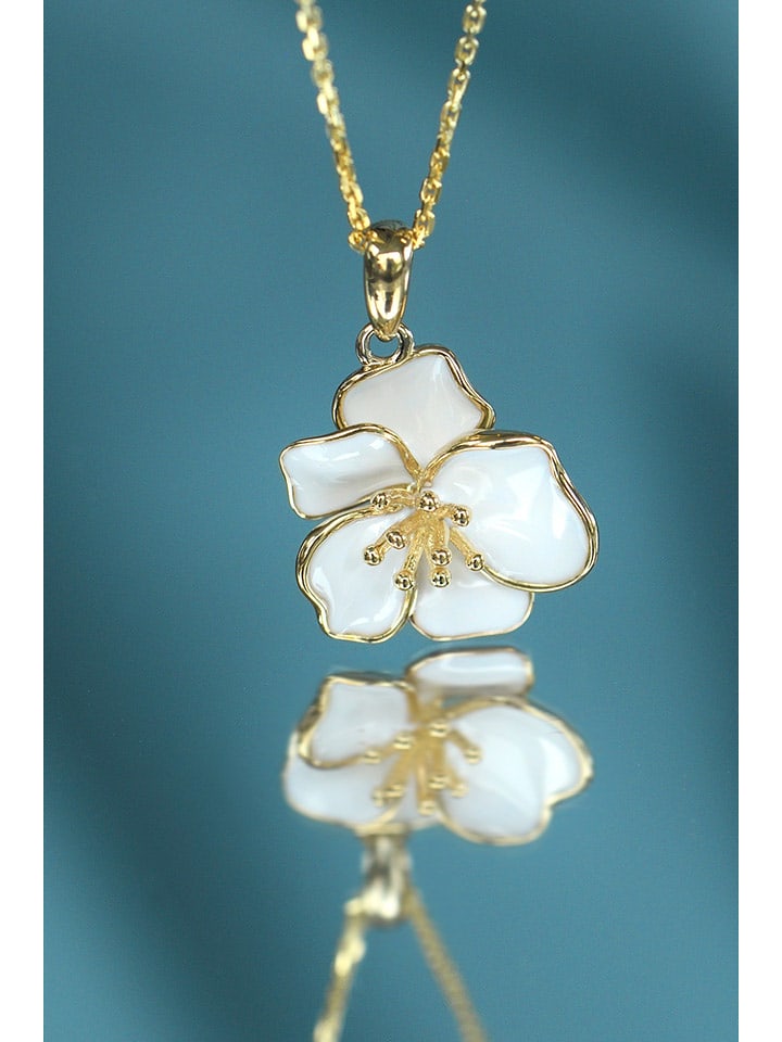 DIAMANTA Złota zawieszka "Orchidée" rozmiar: onesize