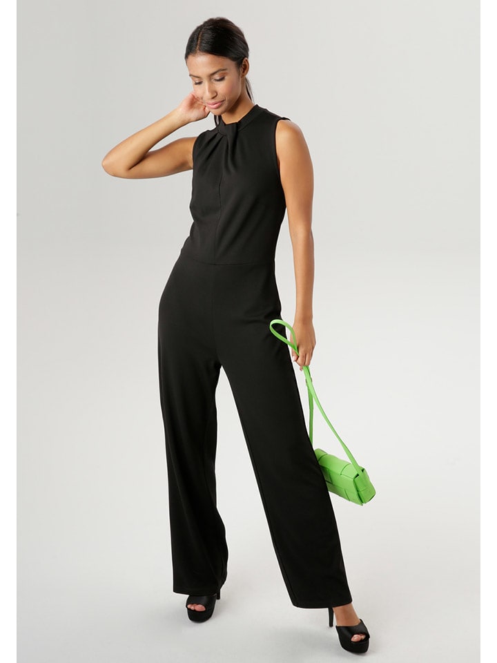 Aniston Kombinezon w kolorze czarnym rozmiar: 38