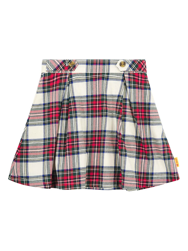 Steiff Spódnica w kolorze zielono-czerwono-białym rozmiar: 116