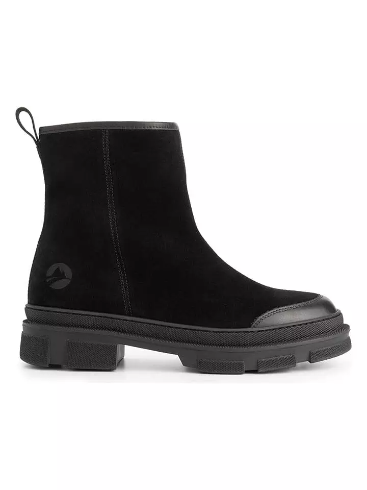 TRAVELIN' Skórzane botki "Kelowna" w kolorze czarnym rozmiar: 41