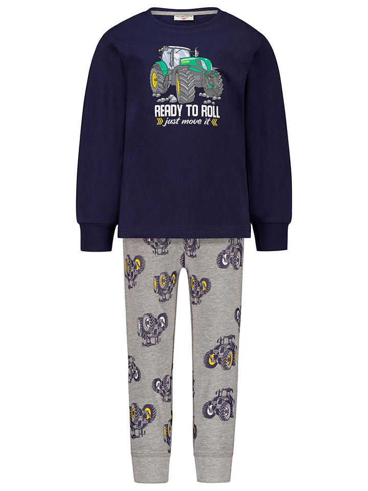 Salt and Pepper Piżama w kolorze szaro-granatowym rozmiar: 140/146