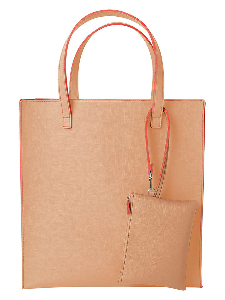 Remember Shopper bag w kolorze pomarańczowym - 34 x 35,5 x 11,5 cm rozmiar: onesize