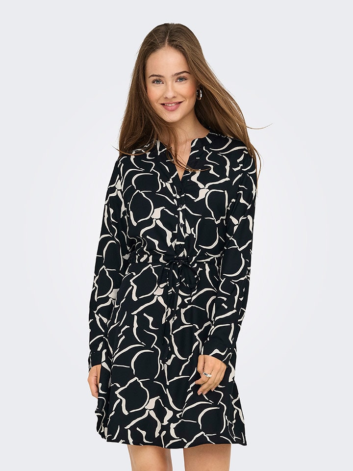 ONLY Sukienka w kolorze czarno-białym rozmiar: S