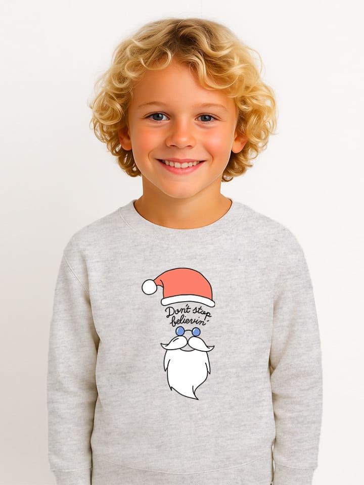 WOOOP Bluza "Don't stop believin" w kolorze szarym rozmiar: 140