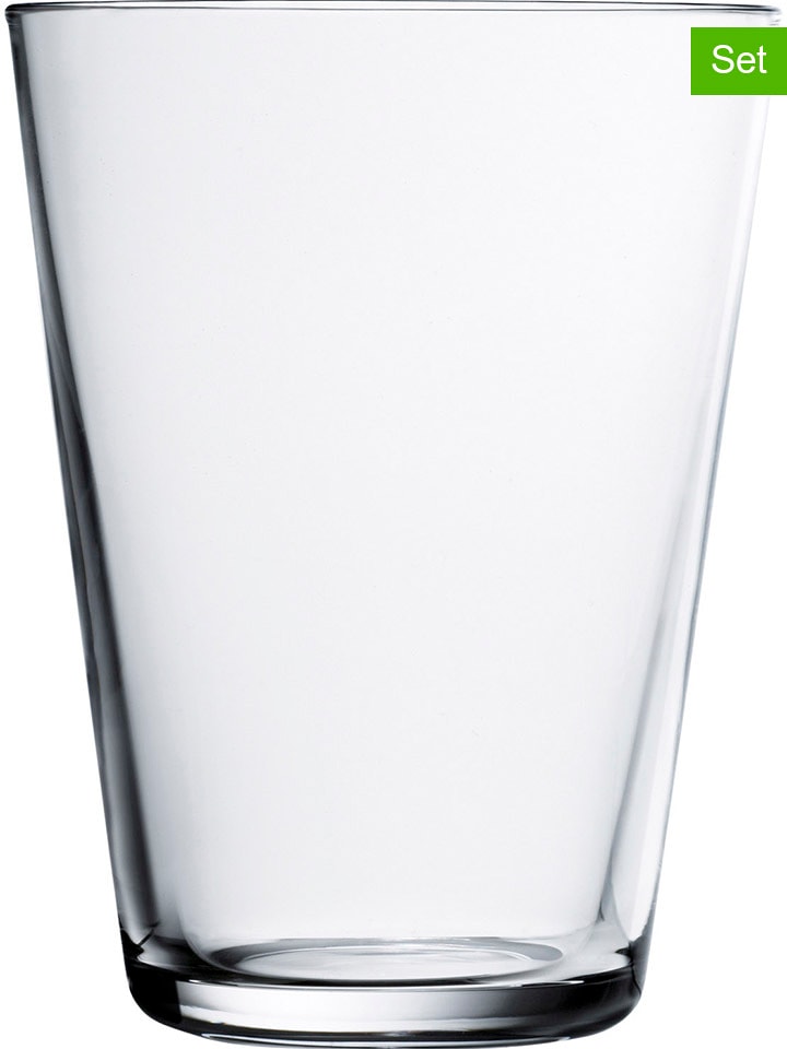 iittala Szklanki (2 szt.) "Kartio" - 400 ml rozmiar: onesize