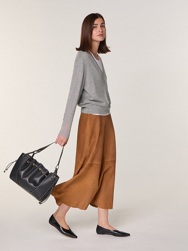 Rodier Wełniany sweter w kolorze szarym rozmiar: M