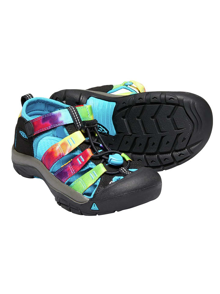 Keen Półsandały "Newport H2" w kolorze czarnym ze wzorem rozmiar: 35