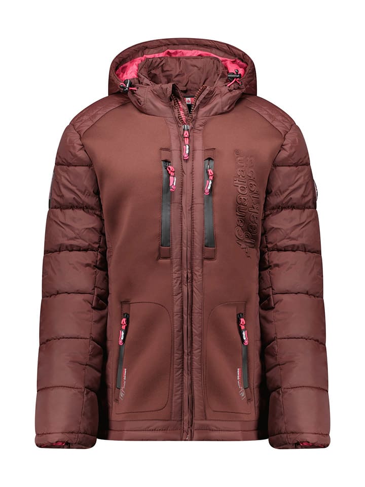 Canadian Peak Kurtka zimowa "Beachweak" w kolorze brązowym rozmiar: XL