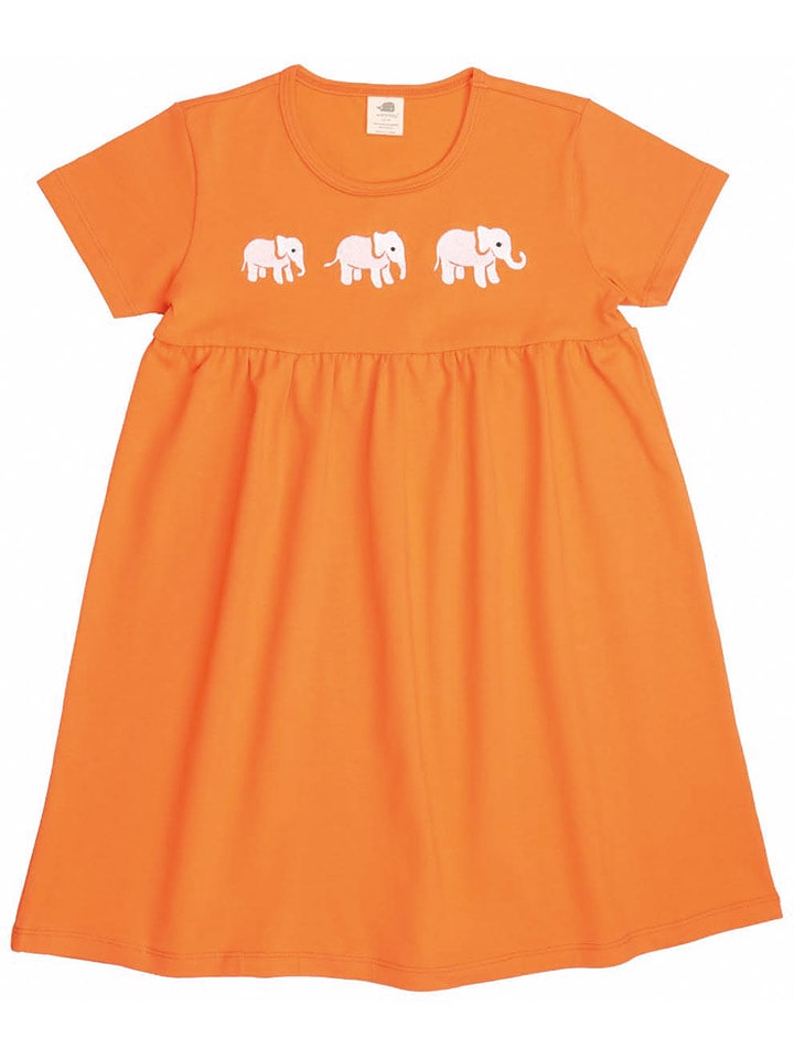Walkiddy Sukienka w kolorze pomarańczowym rozmiar: 134