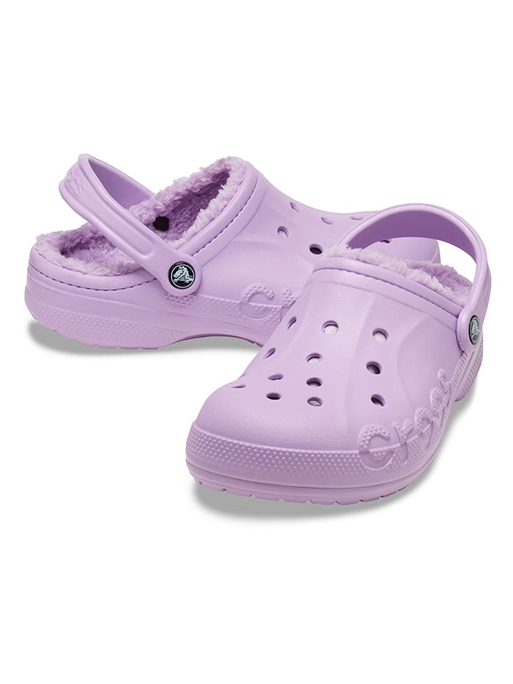 Crocs Chodaki "Baya Lined" w kolorze fioletowym rozmiar: 39/40