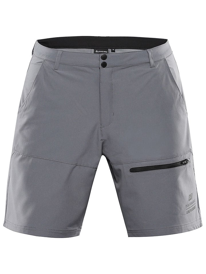 Alpine Pro Szorty funkcyjne "Bak" w kolorze szarym rozmiar: 54