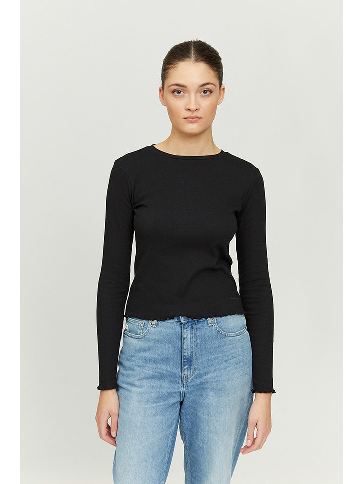 MAZINE Koszulka "Malbis" w kolorze czarnym rozmiar: L