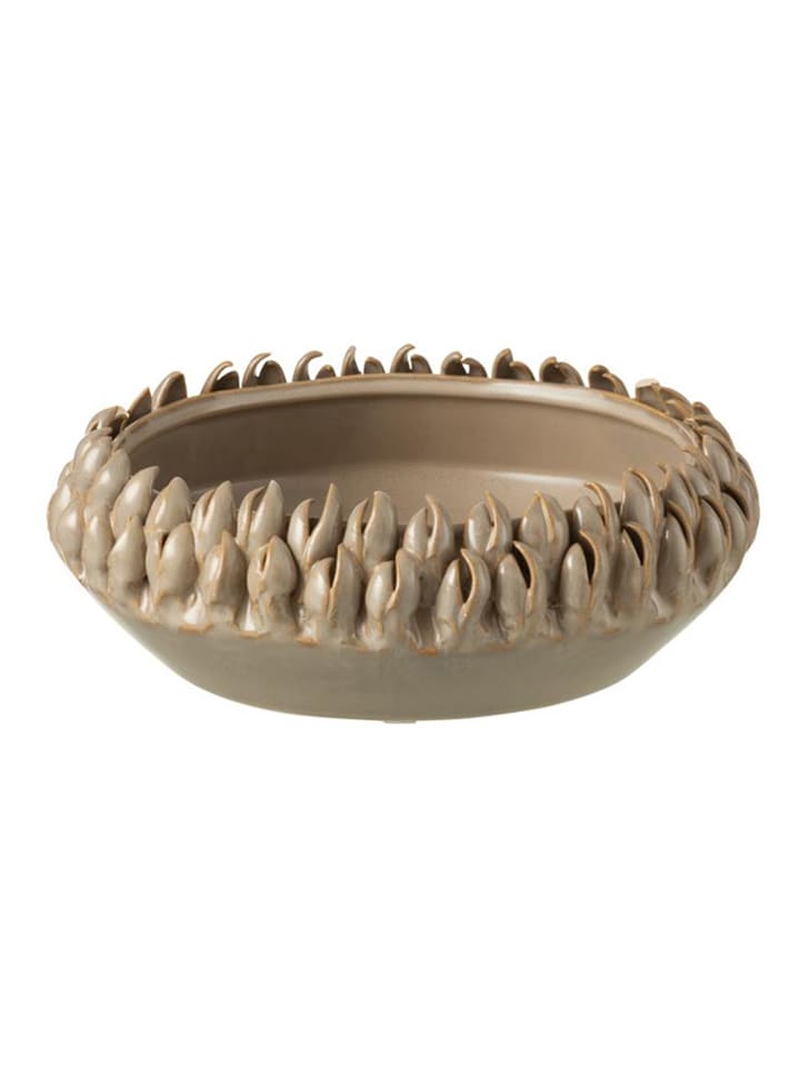 J Line Miska dekoracyjna w kolorze szarym - wys. 8 x Ø 23 cm rozmiar: onesize