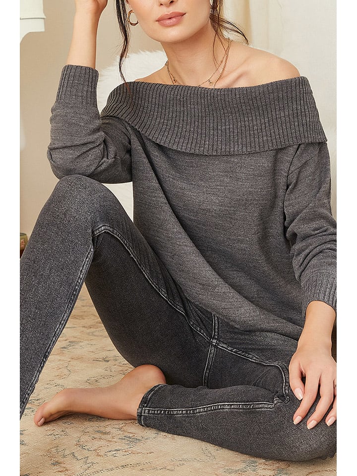 LA Angels Sweter w kolorze antracytowym rozmiar: XL