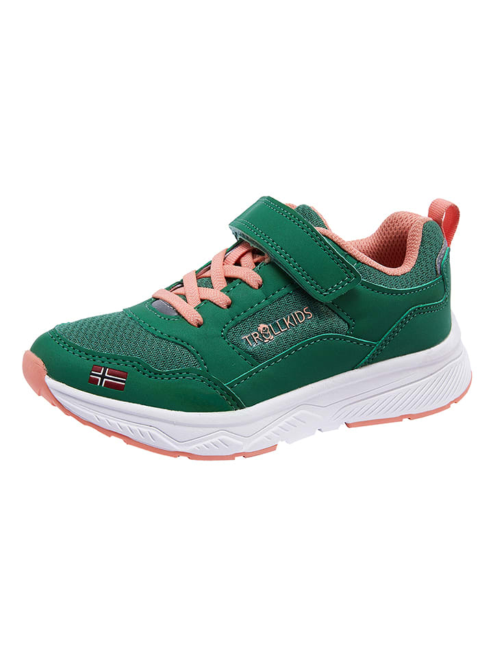 Trollkids Sneakersy "Haugesund" w kolorze zielonym rozmiar: 41