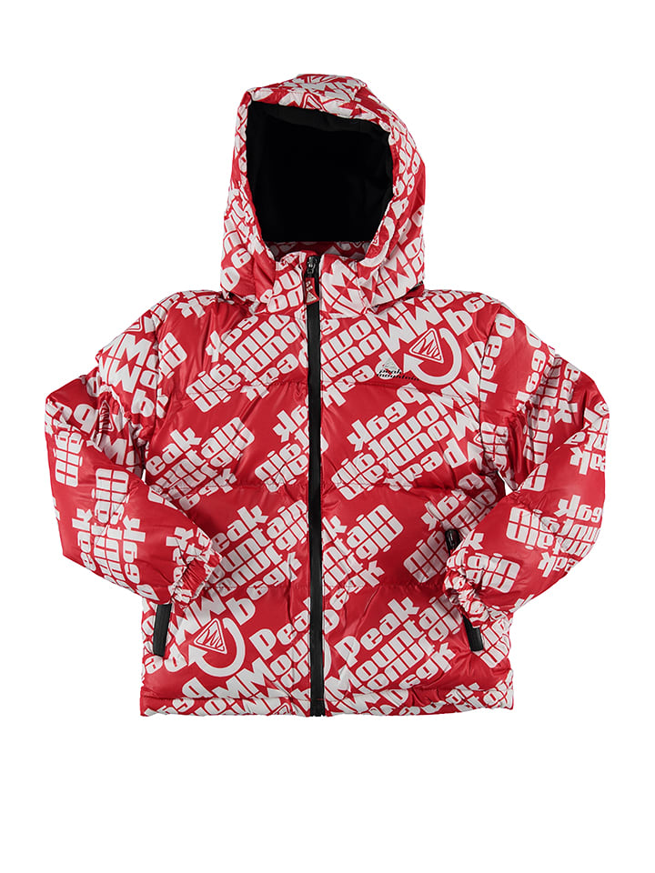 Peak Mountain Kurtka zimowa w kolorze czerwono-białym rozmiar: 98