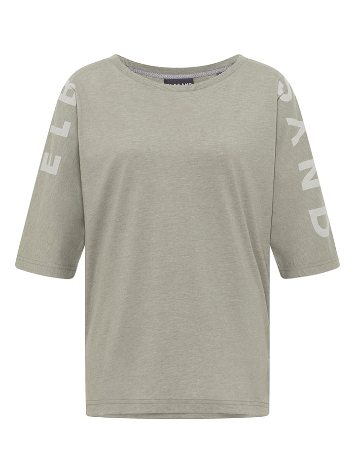 ELBSAND Koszulka "Innke" w kolorze beżowym rozmiar: S