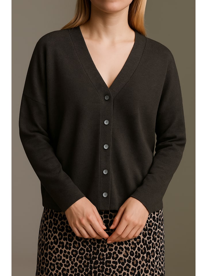 Cotton Candy Kardigan w kolorze czarnym rozmiar: XL