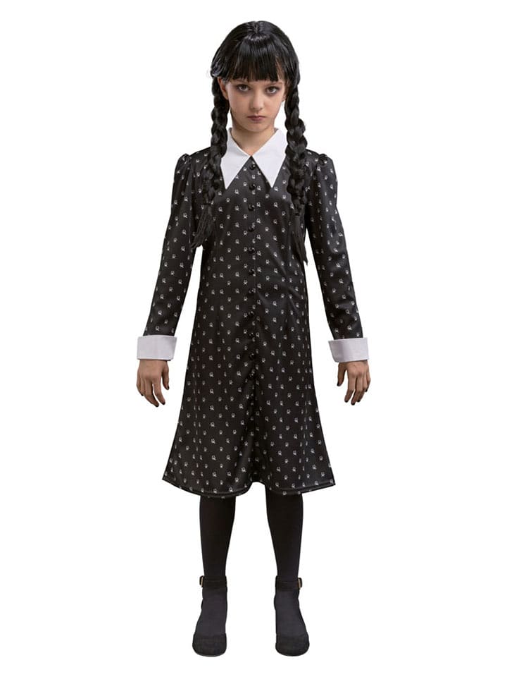 CHAKS Sukienka kostiumowa "WEDNESDAY©" w kolorze czarnym rozmiar: 140