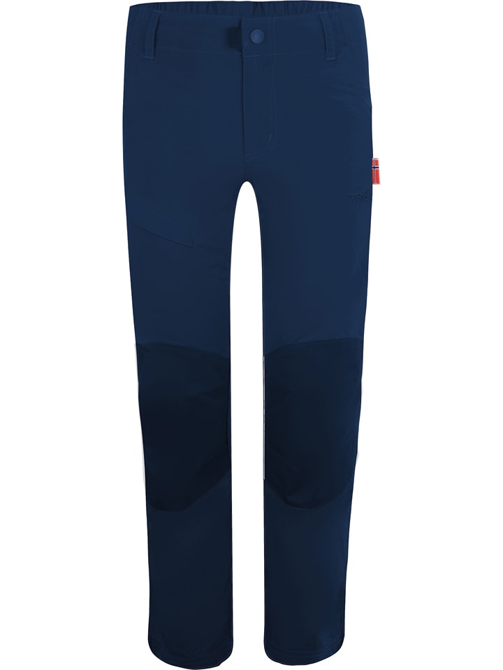 Trollkids Spodnie funkcyjne "Hammerfest Pro" - Slim fit - w kolorze granatowym rozmiar: 98