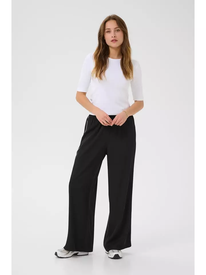 Kaffe Spodnie w kolorze czarnym rozmiar: 42