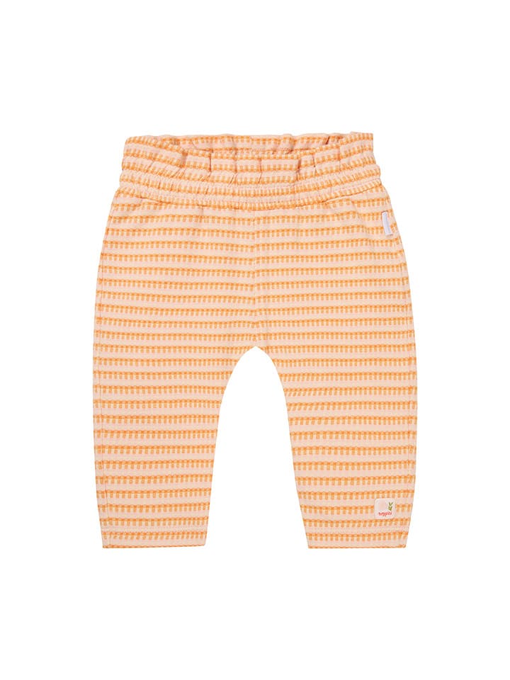 Noppies Spodnie dresowe "Mulino" w kolorze pomarańczowym rozmiar: 74