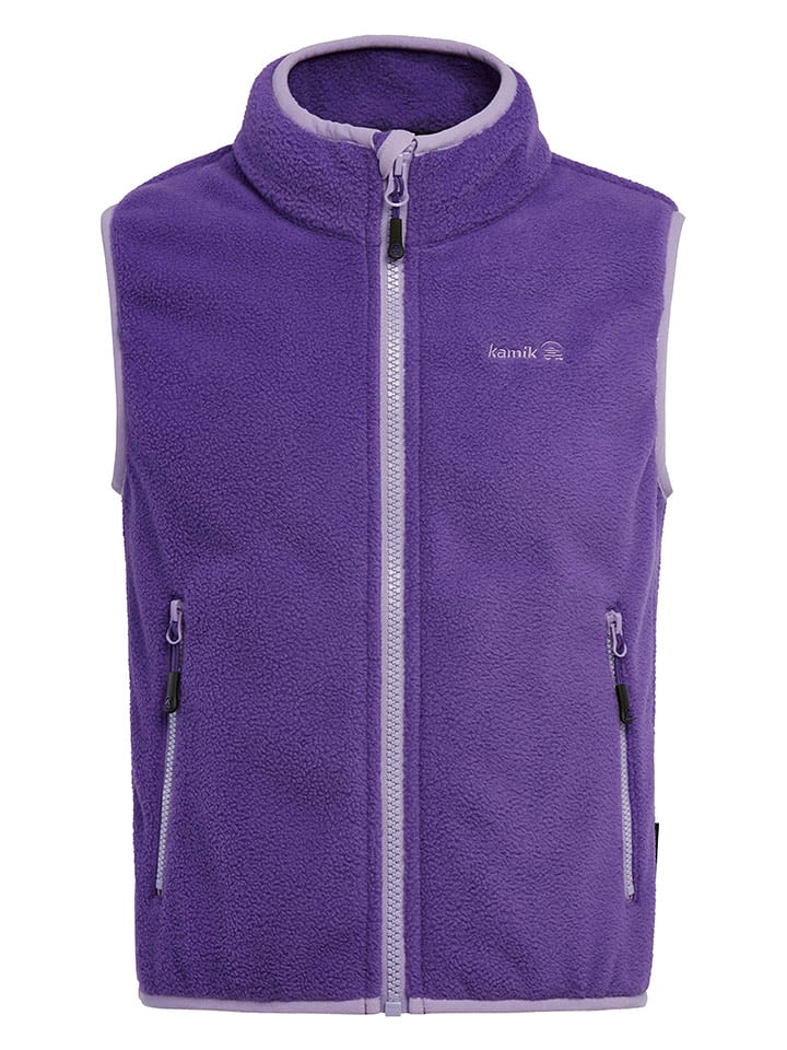 Kamik Kamizelka polarowa "Dawn" w kolorze fioletowym rozmiar: 122